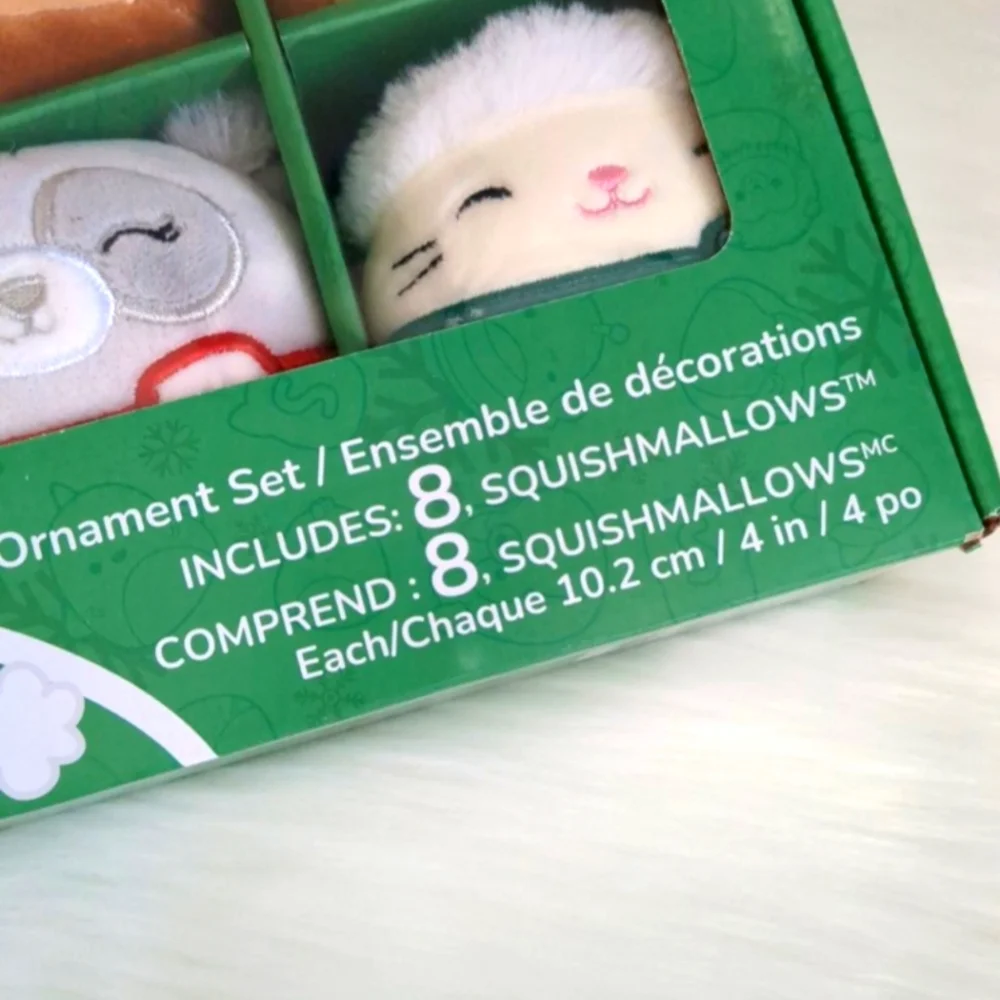 ❄️🎄 NEW! Original Squishmallows Holiday Winter Collection Ornament Set, Ages 3+ - Picture 2 of 15